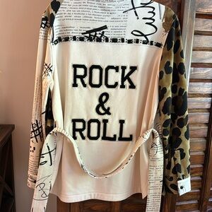 Rock & Roll Belted Jacket with Side Pockets